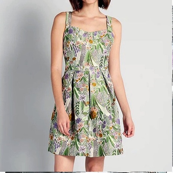 Modcloth Dresses & Skirts - ModCloth Spring Garden Fling Fit and Flare Dress 18W
